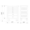 BOXO 26" 7 Drawer Tool Cabinet with MIS System - Image 2